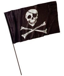 Пиратский флаг (120x70 см)