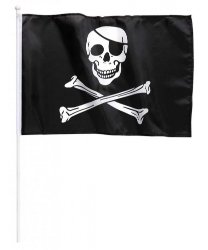 Флаг пирата малый (40x30 см)