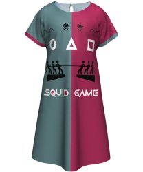 Платье "перетягивание каната" Squid Game
