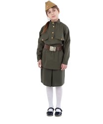 Карнавальный костюм Военный для девочки