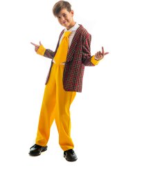 Карнавальный костюм стиляги с желтыми штанами