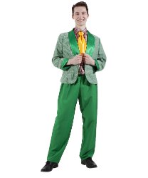 Карнавальный костюм стиляги зеленый