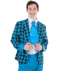 Карнавальный костюм Стиляги - пиджак и галстук