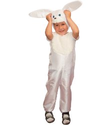 Детский костюм белого Зайчика