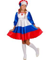 Российский патриотический костюм на девочку