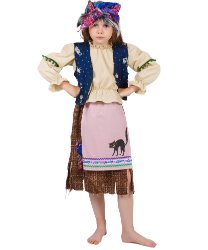 Карнавальный костюм детский Баба Яга №1прокат - купить в интернет-магазине 9267887.ru
