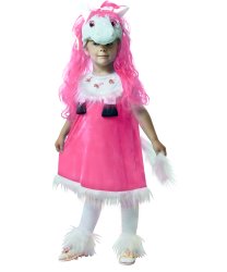 Карнавальный костюм розовой Пони для девочки