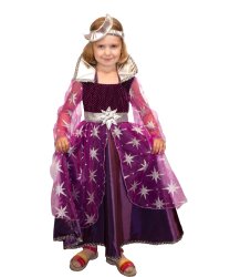 Детский карнавальный костюм Фея "Ночи" фиолетовая
