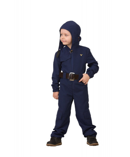 Костюм для мальчика Пилот: комбинезон, шлем, пояс (Россия)