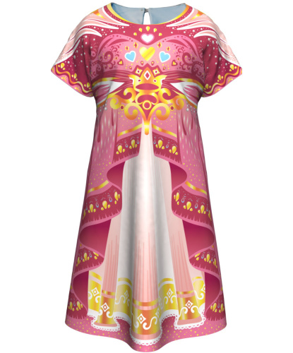 Розовое платье принцессы: платье (Россия)