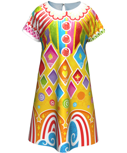 Детское платье клоуна: платье (Италия)