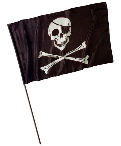 Пиратский флаг (120x70 см): 120x70 см (Италия)