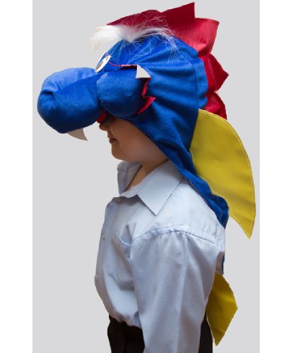 Детская шапочка Дракона с крыльями, мех (Россия)