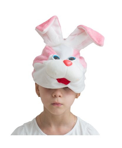 Детская шапочка Кролика девочки, мех (Россия)