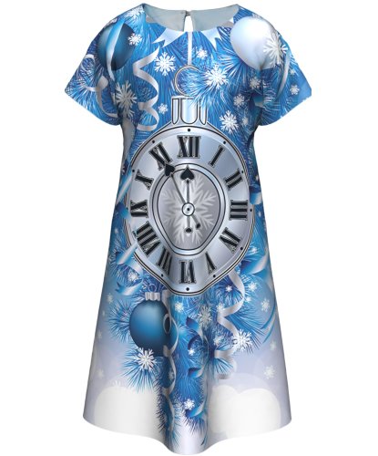 Платье Новогодие часы: платье (Россия)