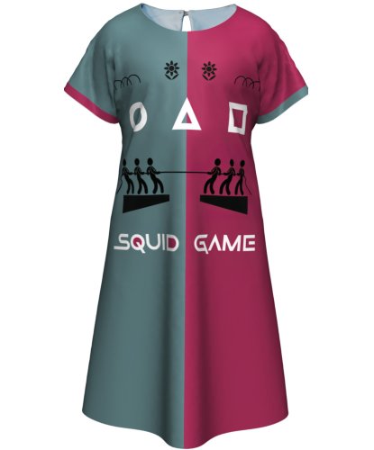 Платье перетягивание каната Squid Game: платье (Россия)