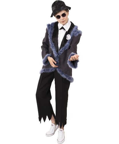 Карнавальный костюм Кота Базилио: Жакет, манишка, штаны, головной убор, бабочка, пластиковые очки (Россия)