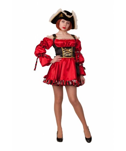 Взрослый костюм Пиратка: платье, шляпа (Россия)