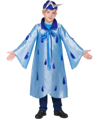 Карнавальный костюм Дождь: головной убор, плащ (Россия)