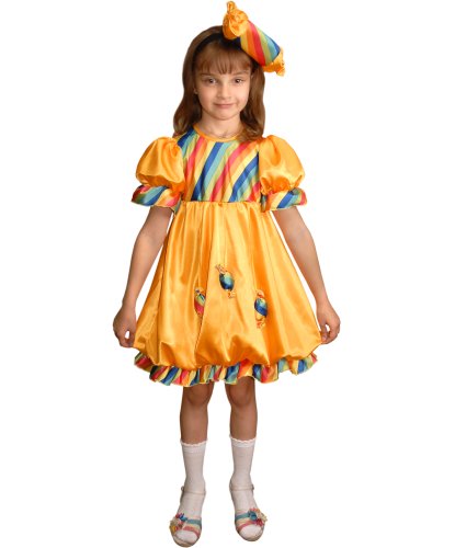 Детский костюм Конфетки: ободок, платье (Россия)
