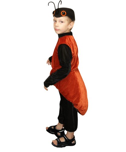 Карнавальный костюм Муравья для ребёнка: головной убор, куртка, брюки (Россия)