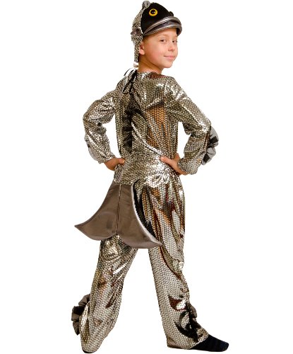 Карнавальный костюм Рыбки для мальчика: головной убор, кофточка, брюки (Россия)
