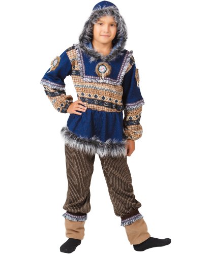 Национальный костюм народа Ханты для мальчика: кофта, брюки, гетры (Россия)