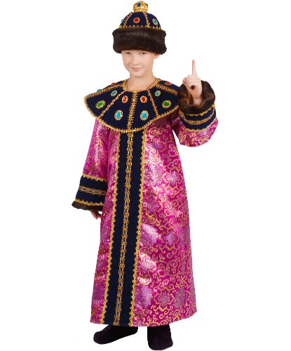 Костюм Царя для мальчика: головной убор, платье (Россия)