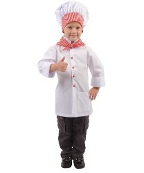 Детский костюм Поваренок с красными вставками