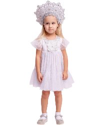 Детский карнавальный костюм Снежинка Элли