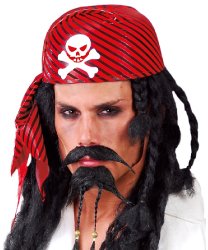 Пиратская бандана-шапка