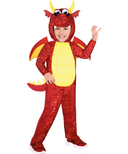 Детский костюм Дракон: комбинезон с капюшоном (Германия)