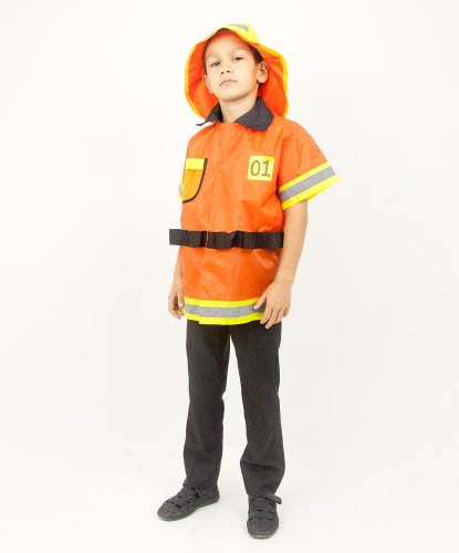 Детский костюм Пожарного: куртка, шлем (Россия)