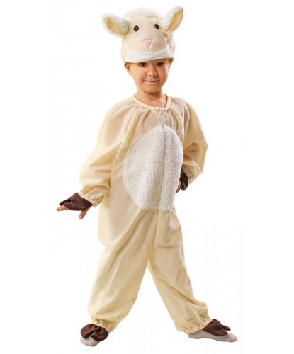 Детский костюм овечки: шапка, комбинезон (Польша)