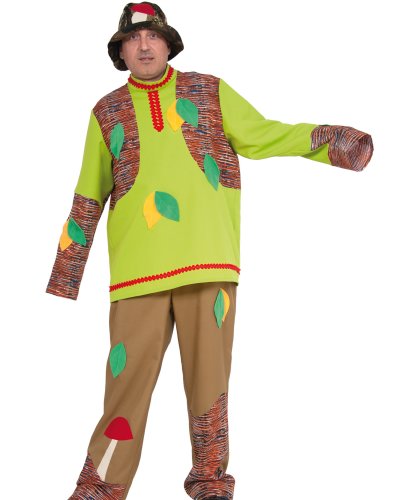 Карнавальный костюм Леший: Штаны, рубаха, шляпа (Россия)