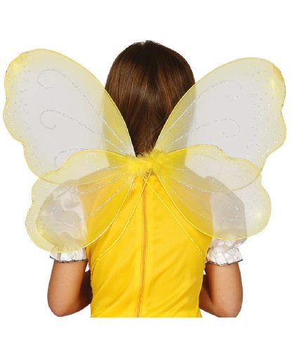 Крылья бабочки (бело-желтые): 42X40 см (Испания)