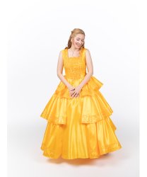 Взрослый костюм Принцессы в желтом платье