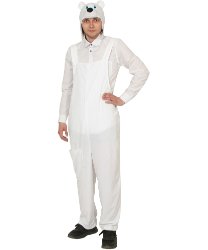 Взрослый костюм "Белый медведь"