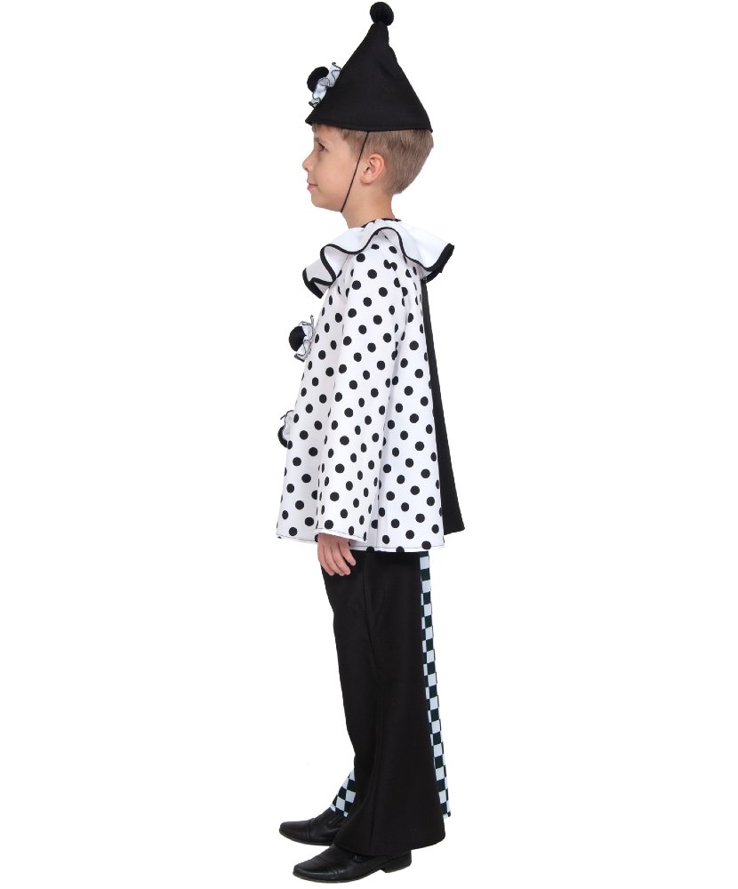 Карнавальный костюм Пьеро, рост 104-116 см