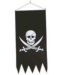 Пиратский баннер, 43х86 см 