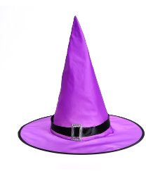 Фиолетовая шляпа со светодиодами