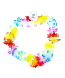 Гавайское ожерелье «Радуга цветов»