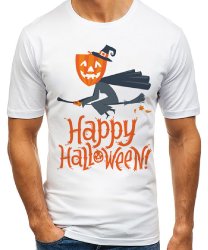 Мужская футболка с принтом Happy Halloween 2