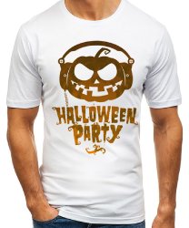 Мужская футболка с принтом Halloween Party