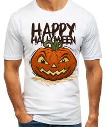 Мужская футболка с принтом Happy Halloween 3