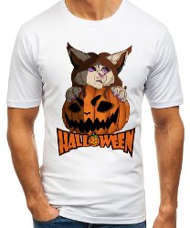 Мужская футболка с принтом Halloween 11