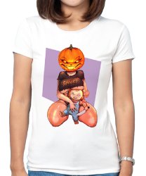 Женская футболка с принтом Sexy Halloween