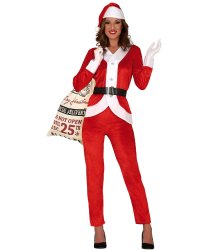 Карнавальный костюм "Мисс Санта Клаус"
