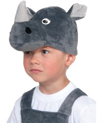 Детская шапка "Носорог"