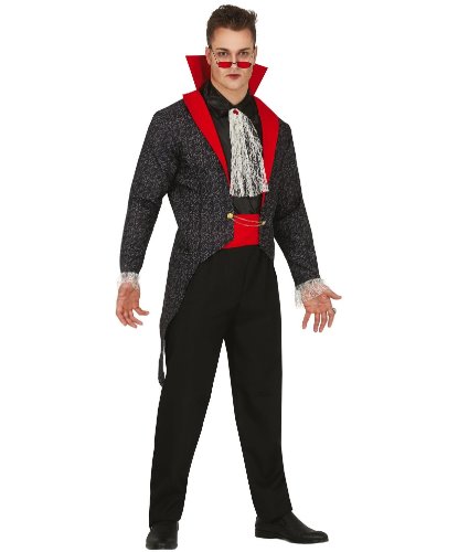 Готический костюм вампира: пояс, жилет, брюки, фрак (Испания)